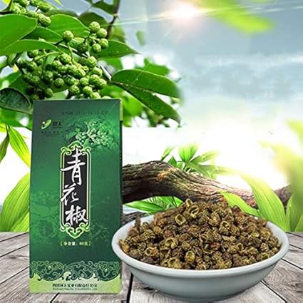 Amazon Com Eoastal 四川环太青花椒粒特麻80gx2袋干麻椒正宗特级食用绿藤椒重庆麻椒特麻特香 Grocery Gourmet