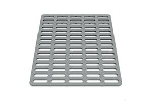 VELOVYO Sink Protector Mat, Kitchen Sink Protector, Silicone Mat, Dishwasher Safe, No Odour, Elevated Feet, 31 x 28.8 cm
