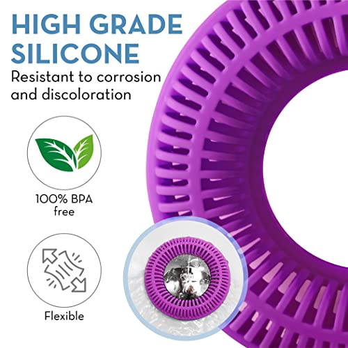 TUB RING The Ultimate Tub Drain Protector Hair Catcher/Strainer/Snare