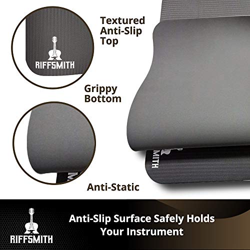 Guitar Work Mat, Premium 6 mm thick TPE Work Pad for Guitar Repair and Maintenance, Large 44