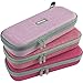 ButterFox Semi Hard Stethoscope Case for Classic III, Cardiology IV Diagnostic, Lightweight II S.E, and More Stethoscopes with Pocket for Nurse Accessories (Lavender Pink)