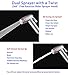 Handheld Bidet Toilet Sprayer, Dual Function 2 Kind Sprayer Shattaf,Stream and Jet, Cloth Diaper Sprayer Kit, Personal Hygiene Cleaning No Leaking Toilet Attachment - Chrome