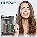 Nuva Dent Ultra Soft Bristle Charcoal Toothbrushes - Gentle, Slim Brush Head, Medium Tip - Clean Plaque, Whiten Teeth - Works w/Activated Charcoal Toothpaste or Teeth Whitening Products, 8 Pack Black