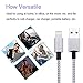 Cordify 3Pack 6FT Extra Long Nylon Braided 8pin Lightning to USB Cable Charging Cord Wire Compatible iPhone 7,7 Plus,6s,6s plus,6plus,6,5s 5c 5,SE,iPad Mini, iPad Air,iPad5,iPod.