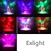 Exlight Aurora Lights Baby Night Light Color Changing Mood Light with Timer & Built in Speaker for Adult, Baby Nursery