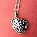 Caperci Valentines Day Gifts for Her Swarovski Elements Crystal Heart Pendant Necklace with I Love You to The Moon and Back
