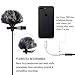 Lapel Microphone Lavalier Professional Grade Condenser Omnidirectional Noise Cancelling Clip-on Speaker Mic for iPhone iPad Mac Android Smartphones Interview Video Recording