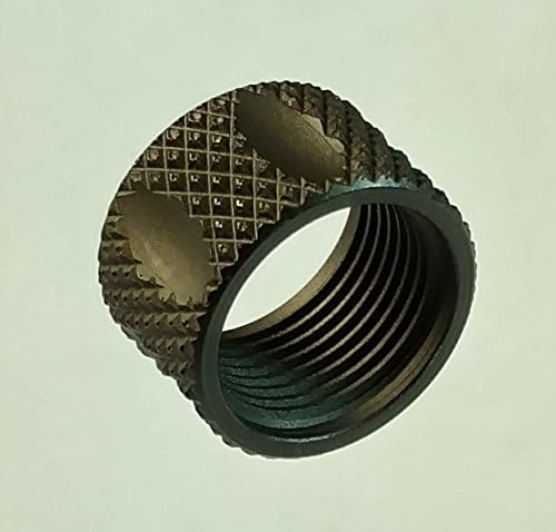 XP GLOCK 45 CAL BLACK .578-28 Knurled/Fluted Thd Protect SKU 931