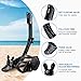 Mpow Snorkel Mask, Scuba Diving Mask for Snorkeling Diving Swimming, Easy Breath Scuba Snorkeling Gear with Silicon Mouth Piece and Easy Adjustable Strap (Black)