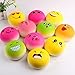 Squishy Emoji Keychain, Mini Soft Mochi Squishy Toys for Easter Theme Party Favors, 10PCS Random Fidget Keychain Decoration Toys for Easter Eggs