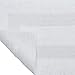 Lavish Home Reversible Long Bath Mat - 60x24-Inch Plush Cotton Bathroom Runner - Machine Washable Bath Mats for Bathroom, Kitchen, or Laundry Room (White)
