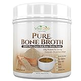 Bone Broth Protein Powder - Grass Fed Beef | Antibiotic & Hormone Free | Tasteless Keto Diet Paleo Protein Powder w/Naturally Occurring Collagen & 19 Amino Acids - 20 Grams Protein (Unflavored)