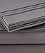 King Size Sheets - Breathable Luxury Bed Sheets with Full Elastic & Secure Corner Straps Built In - 1800 Supreme Collection Extra Soft Deep Pocket Bedding Set, Sheet Set, King, Gray