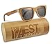 Wood Sunglasses made from Maple -100% polarized shades that float