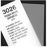 Rosco Cinegel Tough White Diffusion, 20 x 24 inches Sheet of Light Diffusing Material