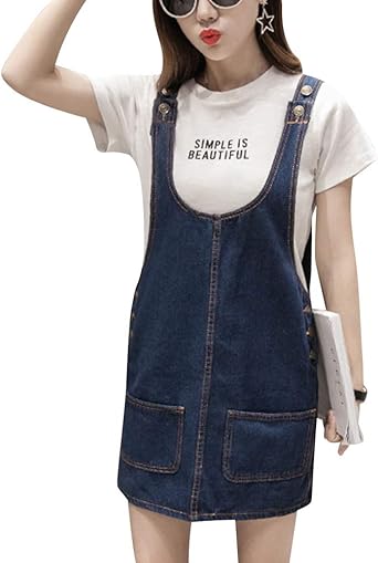 retro overall dress