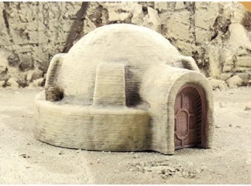 3d print Warhammer 40k Scenery. Star Wars Legion. Small House. 28mm Scale. Warhammer 40k