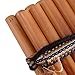 NOVICA Bamboo Andean Zampona Panpipes Set with Textile Accents and Carrying Case, Pair of 1 Large and 1 Small, Inca Serenade'