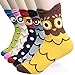 Women's Winter Socks Cotton Crew Socks Shoe 5 Pairs Size 6-11 animals