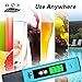 Box Paradise Digital pH Meter for Water with 6X pH Buffer Powder, 2 Batteries, Case and E-Book