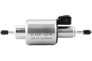 SHANSHAN Universal Car Air Heater Diesels Pump, 12V/24V Pulse Metering Gas-Diesel Inline Electric Fuel Pump Kit for 2-5KW Webasto Eberspacher