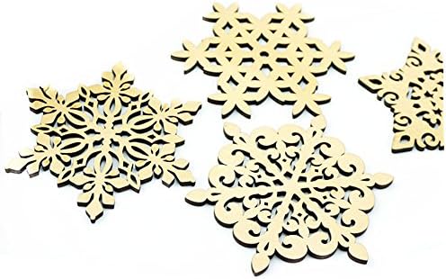 YETC, snowflake shaped coasters, 5pcs set of coasters