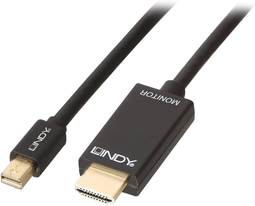 Lindy 3m Mini DisplayPort to HDMI 10.2G Cable, Black