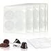IreVoor 500 Pcs Espresso Lids Self Adhesive Lid For Nespresso Compatible Capsules Foil Seals: Fill Your Own Capsules with Our Sticker Lids