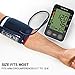 TEC.BEAN Blood Pressure Monitor Cuff Kit with Large LCD Display and Heart Rate Detection, FDA-Certified