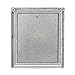 Stonebriar Rustic Galvanized Metal Magnetic Memo Board for Wall with Clip and Wire Basket