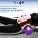 Yes4All Premium Soft-Density Round PE Foam Roller for Pilates, Yoga, Stretching, Balance & Core Exercises - 24 inch Purple