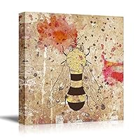 Canvas Wall Art Birds, Flowers, Owls, Butterflies Canvas Prints Home Artwork Decoration for Living Room, Bedroom - 12x12 inches