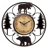 Wildlife Wire Wall Decoractive Clock 11