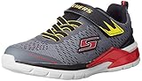 Skechers Kids Erupters II Lava Arc Light Up Sneaker (Toddler), Charcoal/Red, 10 M US Toddler