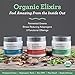 Organic Beauty Elixir, by Amazing Grass, with Fermented Greens & Herb Adaptogens, Morniga, Reishi, Ashwagandha mushrooms, 20 Servings Tub