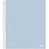 Office Depot&reg; Brand Stellar Poly Notebook, 8-1/2" x 11", 5 Subject, College Ruled, 200 Sheets, Baby Blue