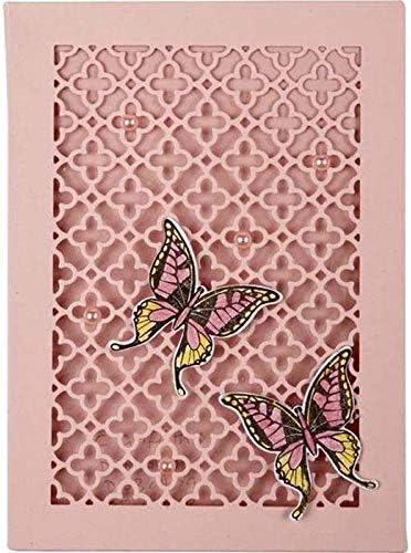 2pcs/Set Quatrefoil Trellis Rectangle Metal Cutting Dies for DIY Scrapbooking Album Embossing Paper Cards Decorative Crafts