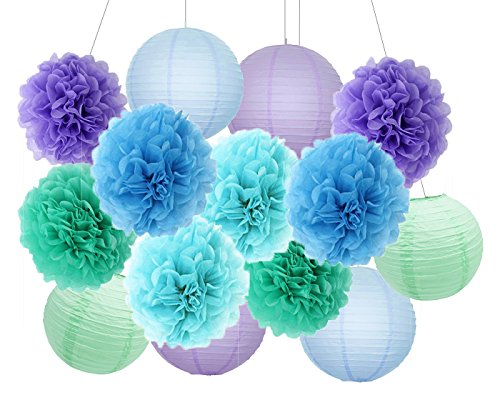 Qian S Party Mermaids Party Supplies Under The Sea Party