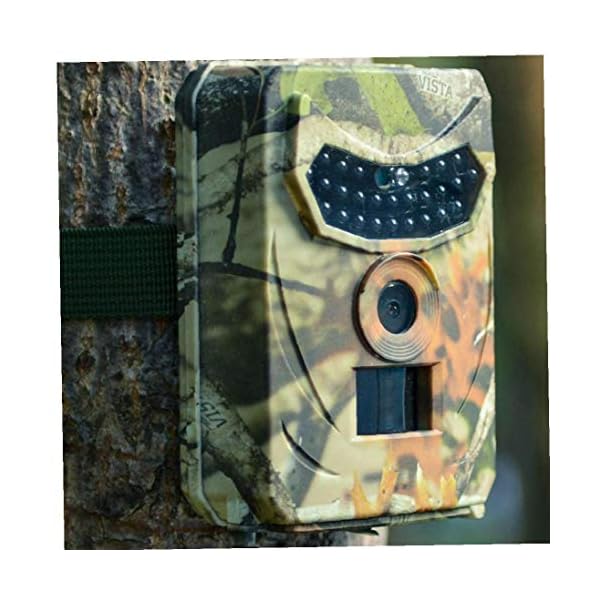 MICHAELA BLAKE Jagd-Hinterkamera, HD 1080P Deer Feeder-Nachtsicht-Aufnahme LEDs Jagd Foto Fallen Wildwasserdichtes…