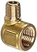 Anderson Metals - 06228-0402 Brass Pipe Fitting, Forged Reducing Street Elbow, 1/4