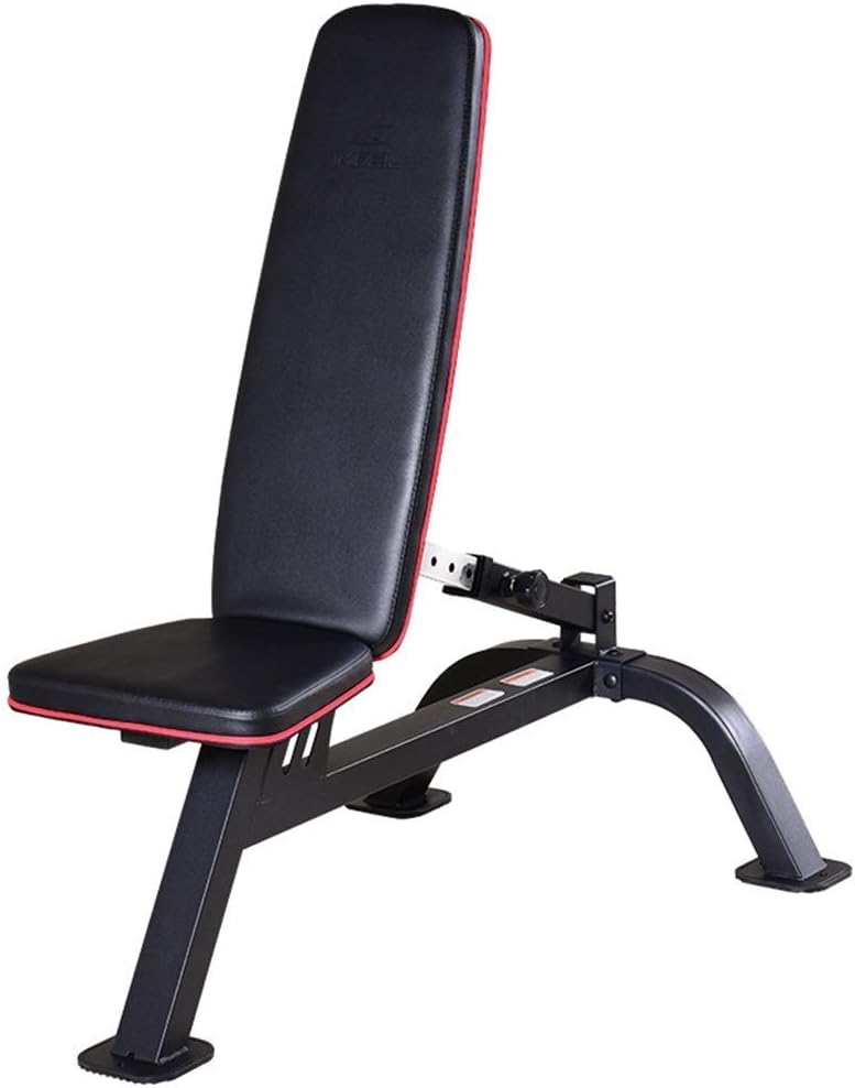 Sports Dumbbell Bench Home Fitness Chair Supine Board Abdominal Muscle Training Device Multi-Function Weight Bench (Color : Black, Size : 110 * 77 * 46cm)