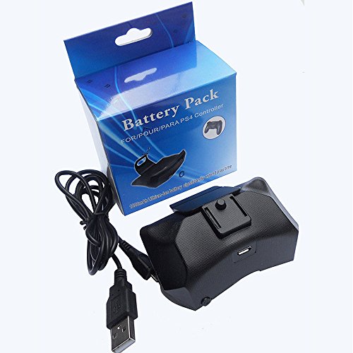 XFUNY New Rechargeable Battery Pack for PlayStation 4 PS4 Controller