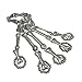 FEFE Skull Fingers Metal Skeleton Slave Bracelet Ring Gothic Halloween