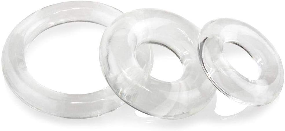 Silicone Cɔ-Ckrîng 3 Cool Pack Clear Male