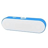 Bluetooth Speakers,KC-18 The Best Portable Wireless Bluetooth Speaker Built-in Microphone FM Radio 2x3.5W Acoustic Drivers with Bass and lightweight (Blue)