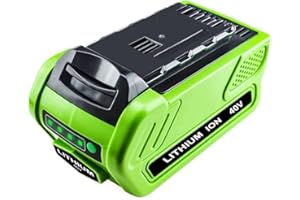 ENERMALL Upgrad 6.0Ah 40 Volt 29472 Lithium Battery Repalcement for GreenWorks 40V Battery Compaitble with GreenWorks 40 Volt Lithium Ion Max Power Tools 29252 20202 22262 25312 25322 20642 22272 27062 21242
