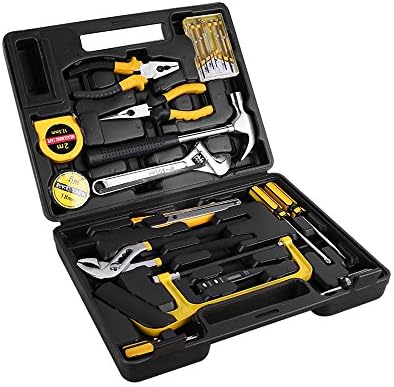 Kaaper 22-Piece Home Tool Kit Multi-functional &amp; Universal Precision Screwdriver Hammer Set Hardware Tool Kit for Household Electronics Test Repair Maintenance