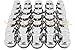 QTY-16pc ITP Chrome 10x1.25 Tapered Bulge Acorn Lug Nuts Compatible with ATV/UTVs with Aftermarket & OEM Wheels