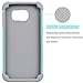 Tekcoo for Galaxy S6 Case, [Tmajor Series] [Turquoise/Grey] Shock Absorbing Hybrid Rubber Plastic Impact Defender Rugged Slim Hard Case Cover Shell for Samsung Galaxy S6 S VI G9200 GS6 All Carriers