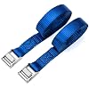 Two-Pack-of-Premium-Lashing-Straps-by-Vault-12-Ft-Long-Rated-250-Lbs-Perfect-Tie-Down-Strap-for-Kayaks-Carriers-Moving-Canoes-and-Roof-Racks-Great-Accessory-to-Go-With-Ratchet-Tie-Downs